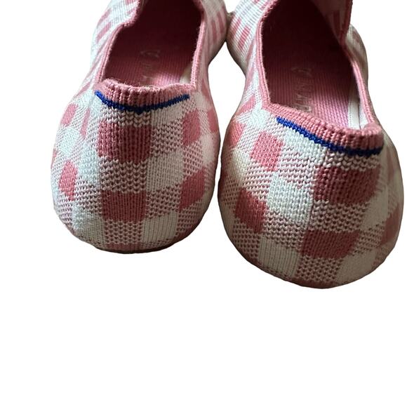 Rothys | Size 7.5 Marta Ferri Collab Gingham Primrose Check Loafers Preppy - Picture 11 of 14